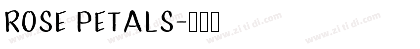 ROSE PETALS字体转换
